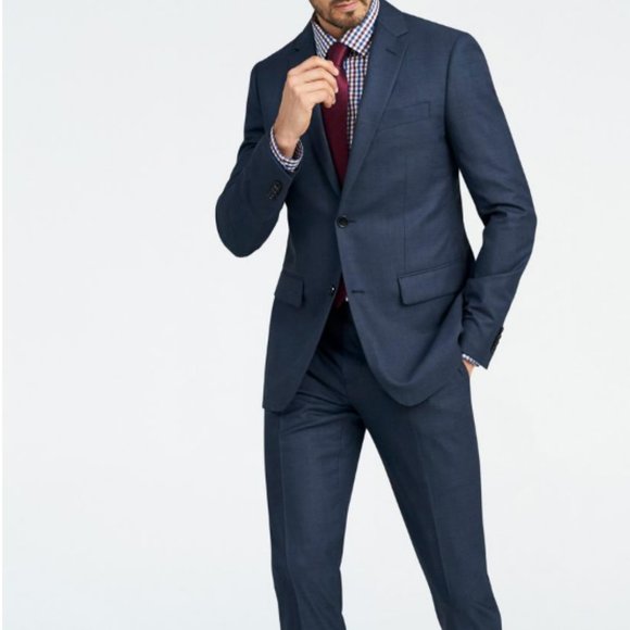 Men's Indochino Slate Blue Suit